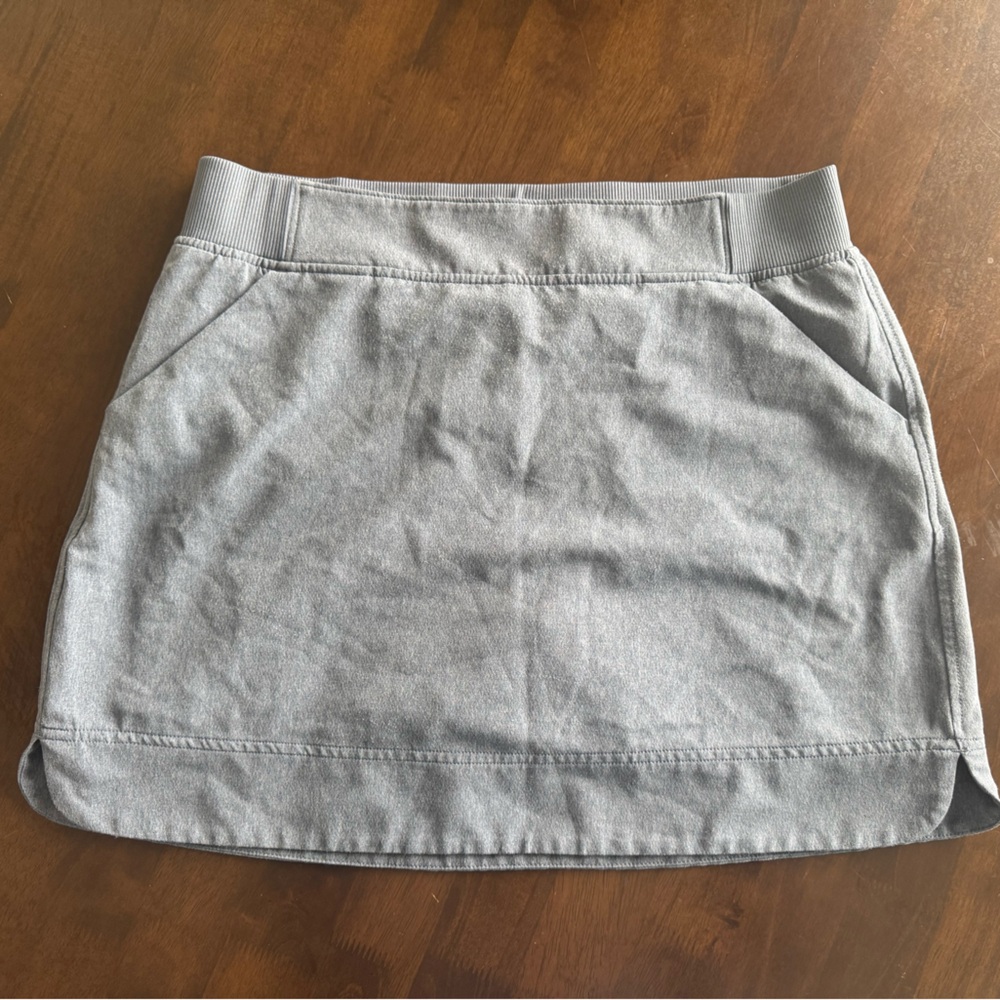 Gray Mini Skirt
